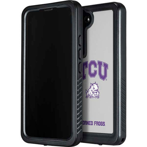 Texas Christian University Horned Frogs Logo Print Galaxy S24 Waterproof Case